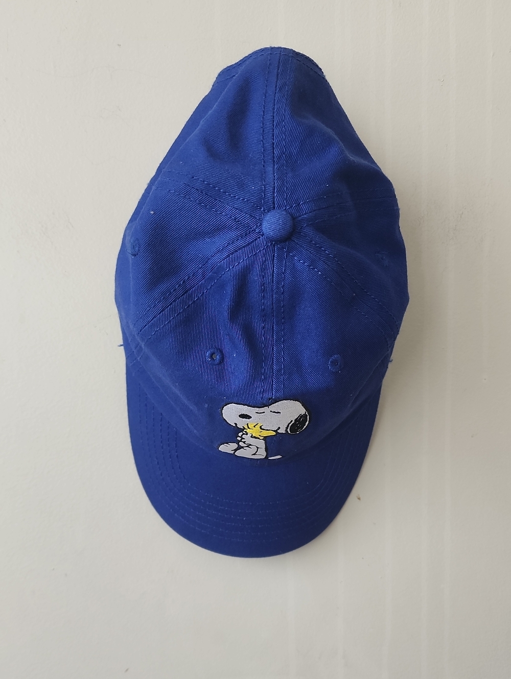 Peanuts Royal Blue Snoopy Embroidered Baseball Cap